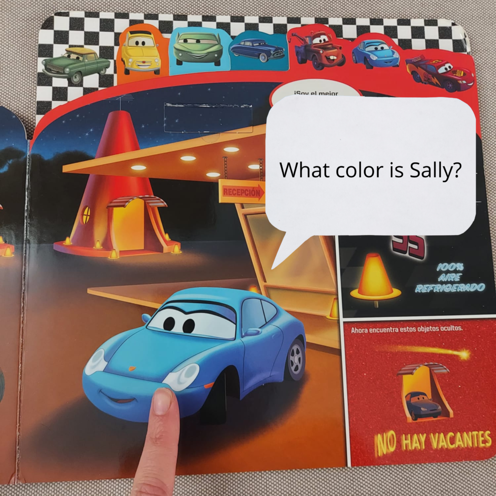 What color is Sally? Introducir inglés sin ser nativa